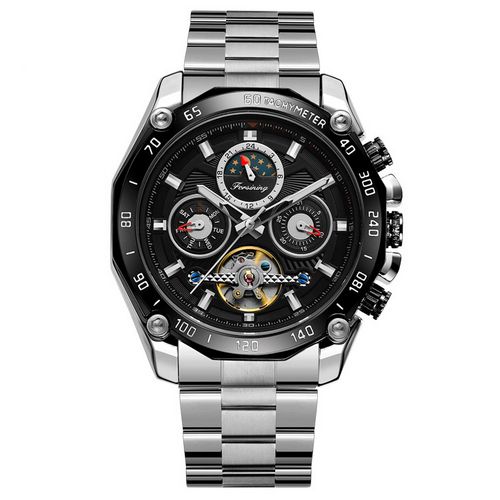 Forsining 6913 Silver-Black