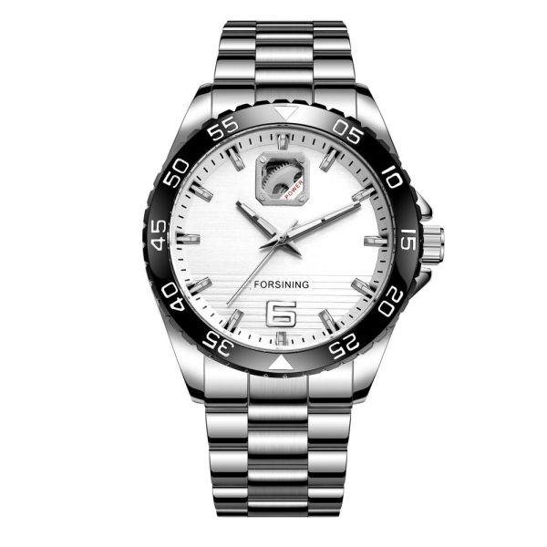 Forsining 8200 Silver-Black-White